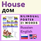 Russian HOUSE Russian English vocabulary Словарь домашних 