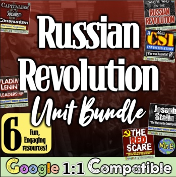Preview of Russian Revolution Bundle | 7 Resources for the Bolshevik Revolution & Communism
