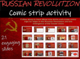 Russian Revolution Comic Strip Activity:  fun engaging inf