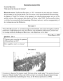 Russian Revolution DBQ Primary Source Documents with Quest