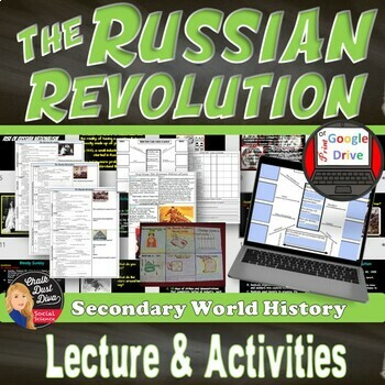 Preview of Russian Revolution Lecture | SOAPStone | Storyboard Activity | Print & Digital