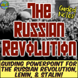 Russian Revolution PowerPoint + Notes Activity PLUS Teacher Guide
