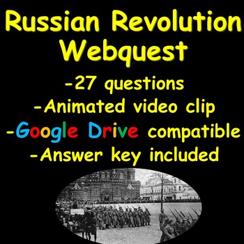 Preview of Russian Revolution Webquest