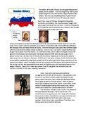 Russian Revolution Worksheet