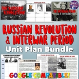 Russian Revolution and Interwar Era Unit Plan Bundle