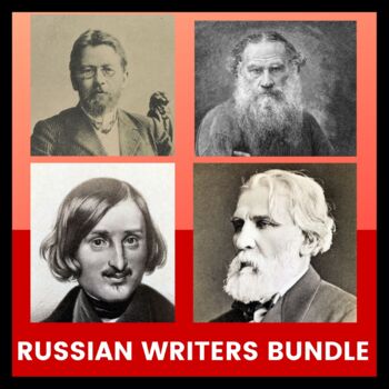 Preview of Russian Writers Bundle | Tolstoy | Gogol | Turgenev | Chekhov