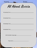 Russian learning paper