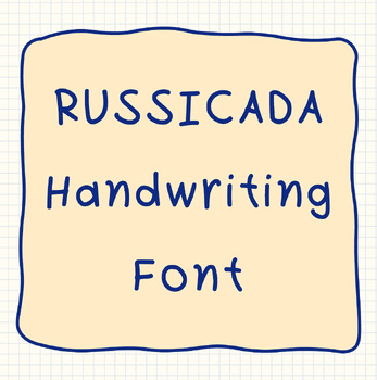 Preview of Russicada Handwriting Font
