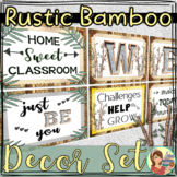 Rustic Bamboo Classroom Decor