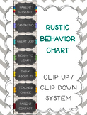 Rustic Chic Behavior Chart