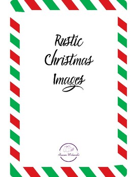 Preview of Rustic Christmas Bulletin Board Images