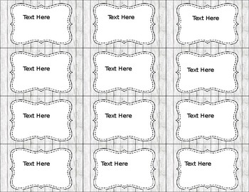 Rustic Classroom Decor: Labels (Freebie) by Ashley Henry | TPT