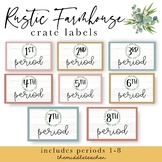 Rustic Farmhouse Crate Labels