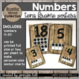 Rustic Farmhouse Number Posters 0-20