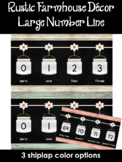 Rustic Farmhouse Number line