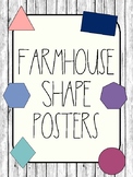 Farmhouse Shape Posters