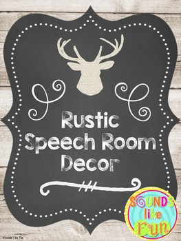 Preview of Rustic Speech Room Decor