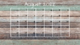 Rustic Themed Calendar 22-23