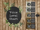 Rustic Voice Level Poster Set