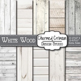 Rustic White Wood Background 1206