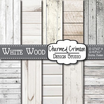 Preview of Rustic White Wood Background 1206
