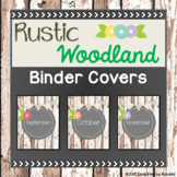 Rustic Woodland Monthly Binder Covers (Spines Included)