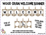 Rustic Wood Welcome Banner Freebie