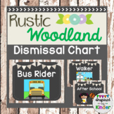 Rustic Woodland Student Dismissal Chart