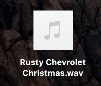 Preview of Rusty Chevrolet Christmas audio file