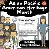 Ruth Asawa Reading Comprehension / Asian Pacific American 