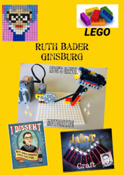 Preview of Ruth Bader Ginsburg, A LEGO® Brick Mighty Girl Class
