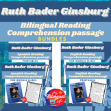 Ruth Bader Ginsburg - Bilingual Biography Activity Bundle 