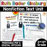 Ruth Bader Ginsburg Biography Activities, Graphic Organize