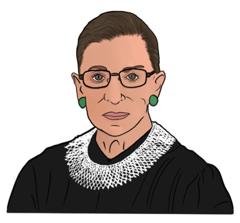 Preview of Ruth Bader Ginsburg Clipart