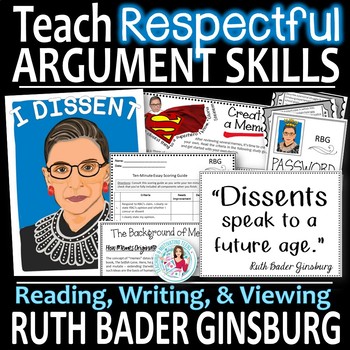 Preview of Ruth Bader Ginsburg | Critical Thinking Skills | Women's History