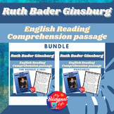 Ruth Bader Ginsburg - English Biography Activity Bundle - 