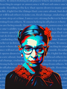 Preview of Ruth Bader Ginsburg Inspirational Poster Classroom Decoration