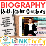 Ruth Bader Ginsburg LINKtivity® (Digital Biography Activit