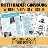 Ruth Bader Ginsburg Research Reading + Report Template-Wom