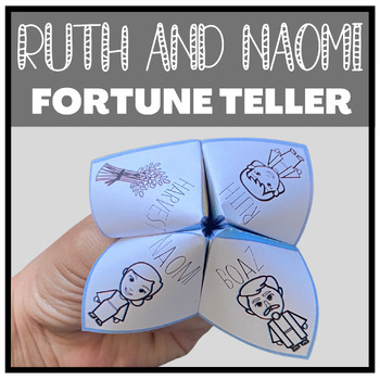 Preview of Ruth and Naomi, Bible Crafts, Sunday School, Fortune Teller, Cootie Catcher