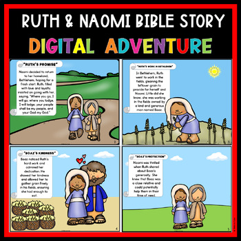 Preview of Ruth and Naomi Bible Story Digital Adventure