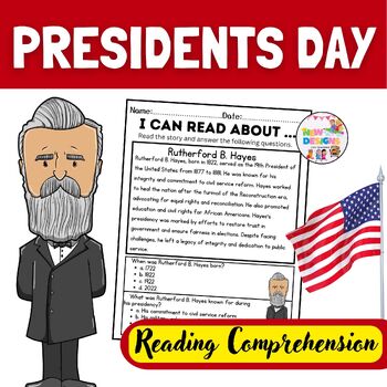 Preview of Rutherford B. Hayes / Reading and Comprehension / Presidents day