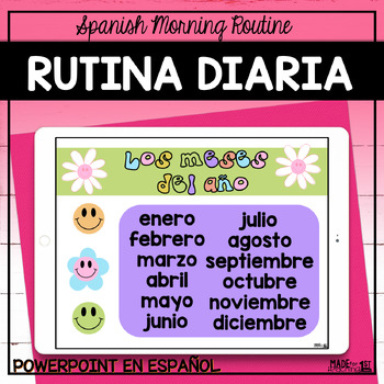 Preview of Rutina Diaria | Groovy Spanish Morning Routine