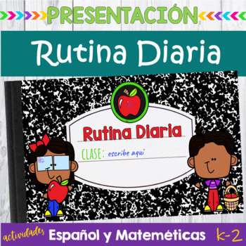 Preview of Rutina Diaria/Morning Meeting Spanish Power Point