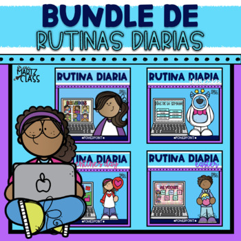 Preview of Rutina Diaria Morning Meeting in Spanish Bundle and Save