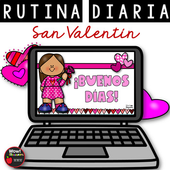 Preview of Rutina Diaria - San Valentín | PowerPoint