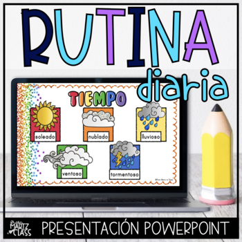 Preview of Rutina Diaria para Kindergarten