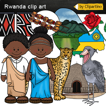 Preview of Rwanda clip art