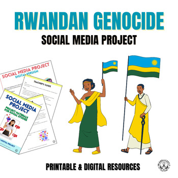 Preview of Rwandan Genocide Social Media Project with Digital Resources: Grades 6-12