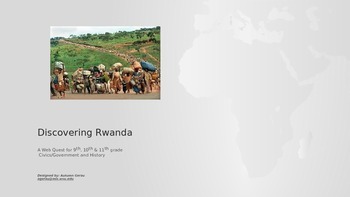 Preview of Rwandan Genocide Webquest